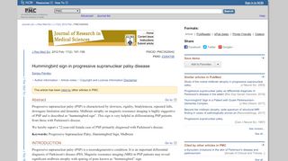 
                            3. Hummingbird sign in progressive supranuclear palsy disease