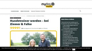 
                            4. Hundetrainer werden – bei Ziemer & Falke › mydog365 Magazin