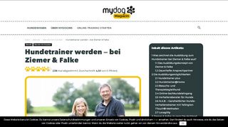 
                            7. Hundetrainer werden – bei Ziemer & Falke › mydog365 Magazin