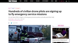
                            13. Hundreds of civilian drone pilots are signing up to fly emergency ...