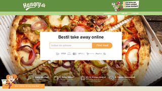 
                            5. Hungry.dk • Bestil Take Away Mad • Pizza, Burger, Sushi og mere
