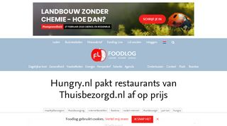 
                            6. Hungry.nl pakt restaurants van Thuisbezorgd.nl af op prijs - Foodlog