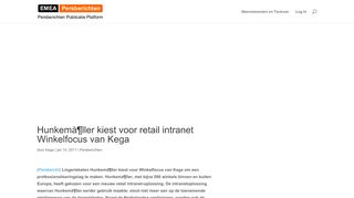 
                            5. HunkemÃ¶ller kiest voor retail intranet Winkelfocus van Kega - Emea.nl