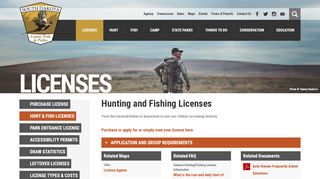 
                            3. Hunt & Fish Licenses | South Dakota Game, Fish, and Parks