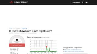 
                            8. Hunt: Showdown Servers Down? Service Status, Outage Map ...