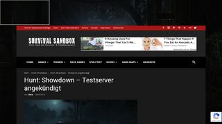 
                            11. Hunt: Showdown - Testserver angekündigt - Survival-Sandbox.de