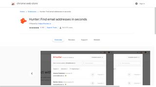 
                            3. Hunter: Find email addresses in seconds - Google Chrome