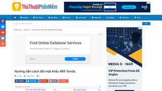 
                            6. Hướng dẫn cách đổi mật khẩu Wifi Tenda - Thủ Thuật Phần Mềm