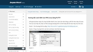 
                            11. Hướng dẫn cách SSH vào VPS Linux bằng PuTTY - Thư viện các câu ...
