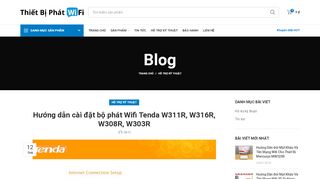 
                            10. Hướng dẫn cài đặt bộ phát Wifi Tenda W311R, W316R, W308R, W303R