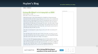 
                            4. Hướng dẫn Đăng kí và sử dụng dịch vụ DDNS | Huylee's Blog