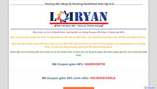 
                            8. Hướng dẫn đăng ký Hosting Hawkhost toàn tập A-Z - Google Sites