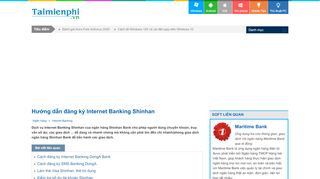 
                            8. Hướng dẫn đăng ký Internet Banking Shinhan Bank - thủ thuật