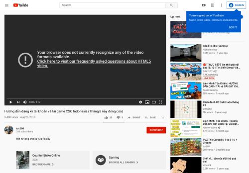 
                            4. Hướng dẫn đăng ký tài khoản và tải game CSO Indonesia - YouTube