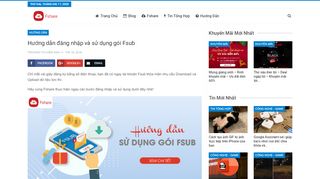 
                            4. Hướng dẫn đăng nhập và sử dụng gói Fsub - Fshare Blog