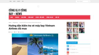 
                            7. Hướng dẫn kiểm tra vé máy bay Vietnam Airlines đã mua | CÙNG GỬI ...