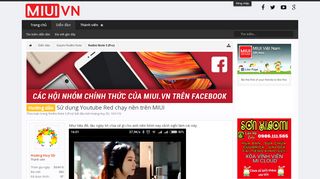 
                            9. Hướng dẫn - Sử dụng Youtube Red chạy nền trên MIUI | MIUI Việt Nam ...