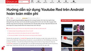 
                            3. Hướng dẫn sử dụng Youtube Red trên Android hoàn toàn miễn phí ...