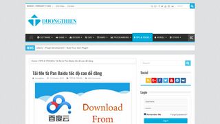 
                            12. Hướng dẫn tải file từ Pan Baidu dễ dàng - Dương Thiên
