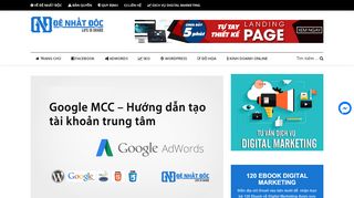 
                            7. Hướng dẫn tạo và quản lý tài khoản Google AdWords MCC toàn tập ...