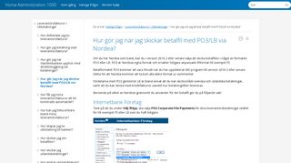 
                            7. Hur gör jag när jag skickar betalfil med PO3/LB via Nordea?