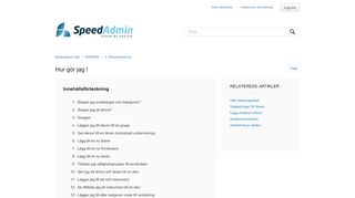 
                            13. Hur gör jag ! – Speedware hjælpe forum