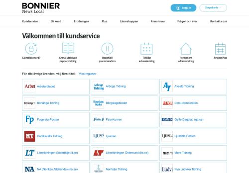 
                            4. Hur loggar jag in för att använda Plus? - MittMedia - Kundservice