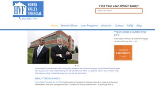 
                            11. Huron Valley Financial: Loan Programs - Ann Arbor, MI