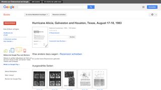 
                            13. Hurricane Alicia, Galveston and Houston, Texas, August 17-18, 1983