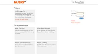 
                            8. HUSKY Injection Molding Systems Login