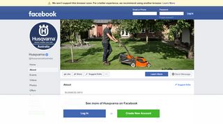 
                            13. Husqvarna - About | Facebook