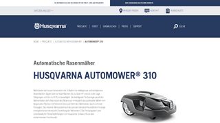 
                            6. Husqvarna Automatische Rasenmäher AUTOMOWER® 310
