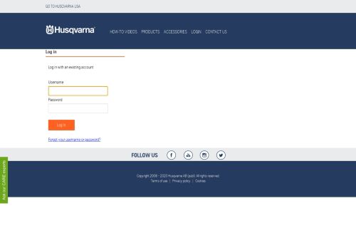 
                            10. Husqvarna - Support Login - Husqvarna Customer Support Portal