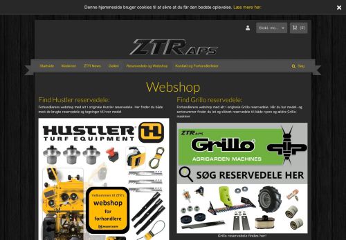 
                            6. Hustler ZeroTurn plæneklipper reservedele og webshop