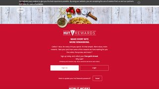 
                            4. Hut Rewards - Order Pizza for Delivery from Pizza Hut UK