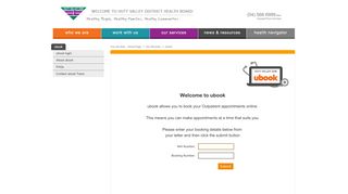 
                            10. Hutt Valley DHB Online Appointment Booking - ubook