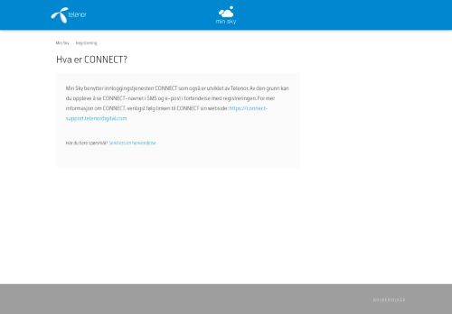 
                            8. Hva er CONNECT? – Min Sky