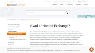 
                            7. Hvad er Hosted Exchange? – DanDomain Support