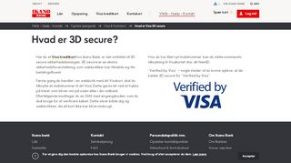 
                            10. Hvad er Visa 3D secure og hvad betyder Verified by Visa? - Ikano Bank
