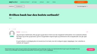 
                            5. Hvilken bank har den bedste netbank? - Mybanker