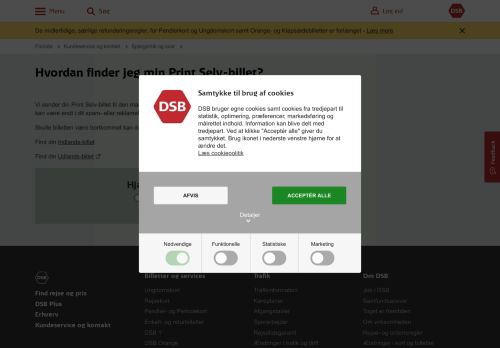 
                            10. Hvordan finder jeg min Print Selv-billet? - DSB