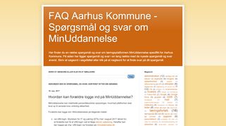 
                            11. Hvordan kan forældre logge ind på MinUddannelse? - FAQ Aarhus ...