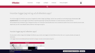 
                            3. Hvordan logger jeg ind og ud af eReolens app? | eReolen