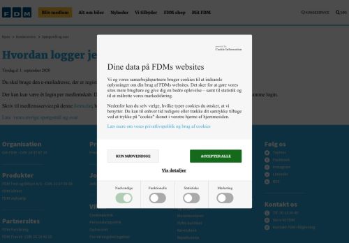 
                            2. Hvordan logger jeg ind på fdm.dk? | FDM