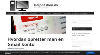 
                            12. Hvordan opretter man en Gmail konto - Komplet ... - Helpdesken.dk
