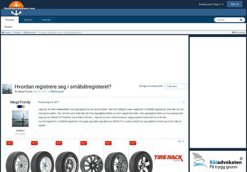 
                            9. Hvordan registrere seg i småbåtregisteret? - Båtforumet ...