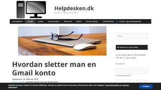 
                            7. Hvordan sletter man en Gmail konto - Helpdesken.dk