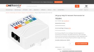 
                            5. HW group HWg-STE: Netzwerk-Thermometer SET | NETWAYS Online ...