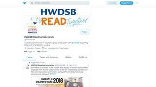 
                            7. HWDSB Reading Specialists (@RSHWDSB) | Twitter