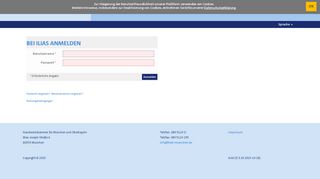 
                            9. HWK München - ILIAS Login Page